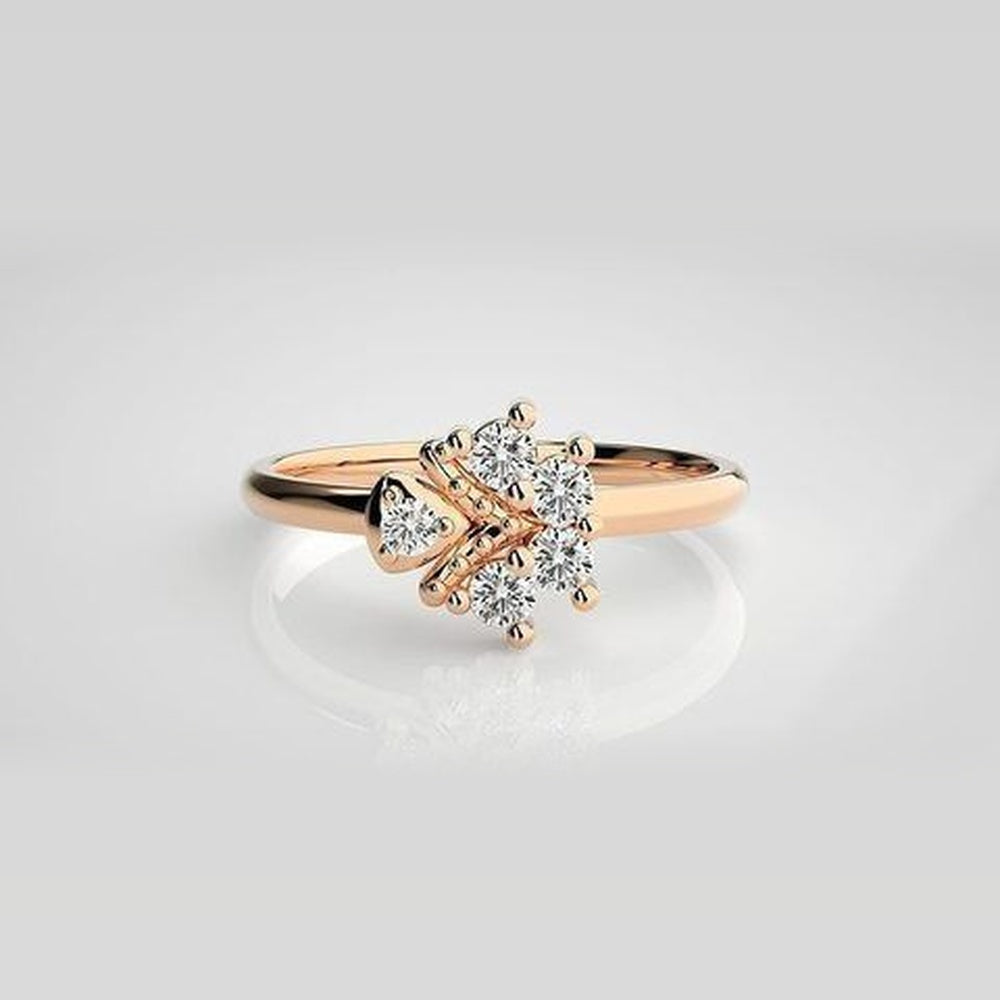 The Elysian Twisted Vine Diamond Ring
