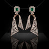 The Emerald Arc Horizon Statement Earrings