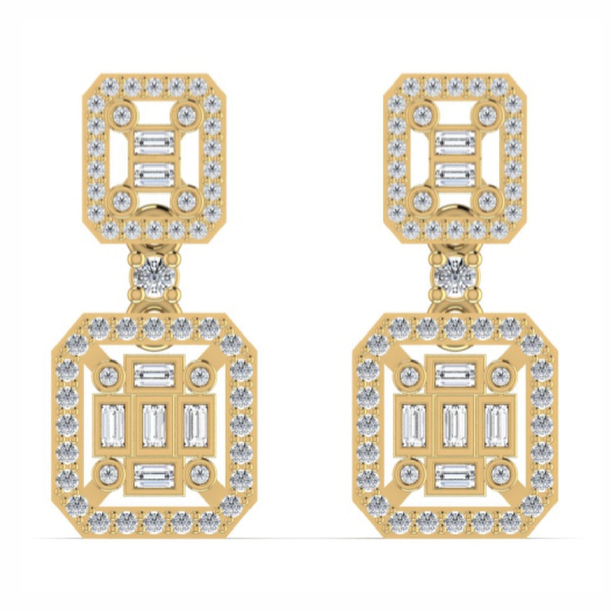 The Enchanted Diamond Chandelier Earrings