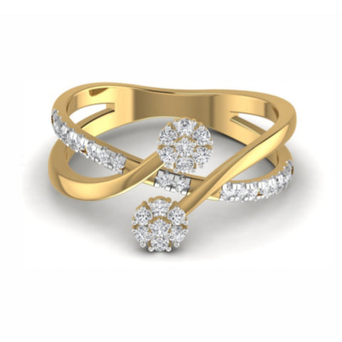 The Enchanted Diamond Cocktail Ring