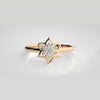 The Flora Crossroads Pavé Diamond Ring