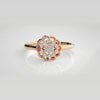 The Flora Dual Contour Diamond Ring
