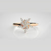 The Flora Floral Rosette Diamond Ring