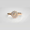 The Flora Spiral Swirl Diamond Ring