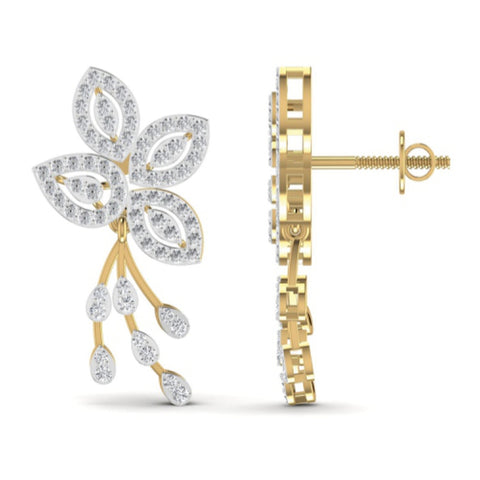 The Gilded Diamond Chandelier Earrings