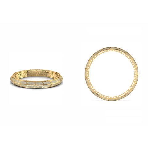 The Gilded Diamond Designer Bangle