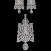 The Grand Crest Pendant & Earring Set