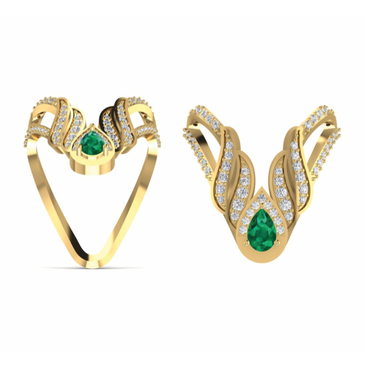 The Grandeur Diamond Cocktail Ring