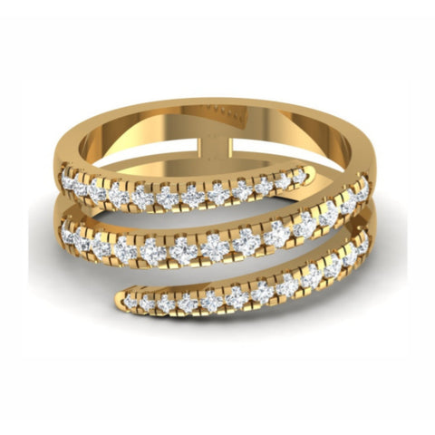 The Halo Diamond Cocktail Ring