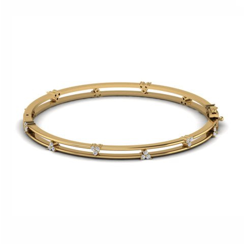 The Illusion Diamond Designer Bangle