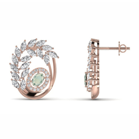 The Illusion Ruby & Diamond Chandelier Earrings