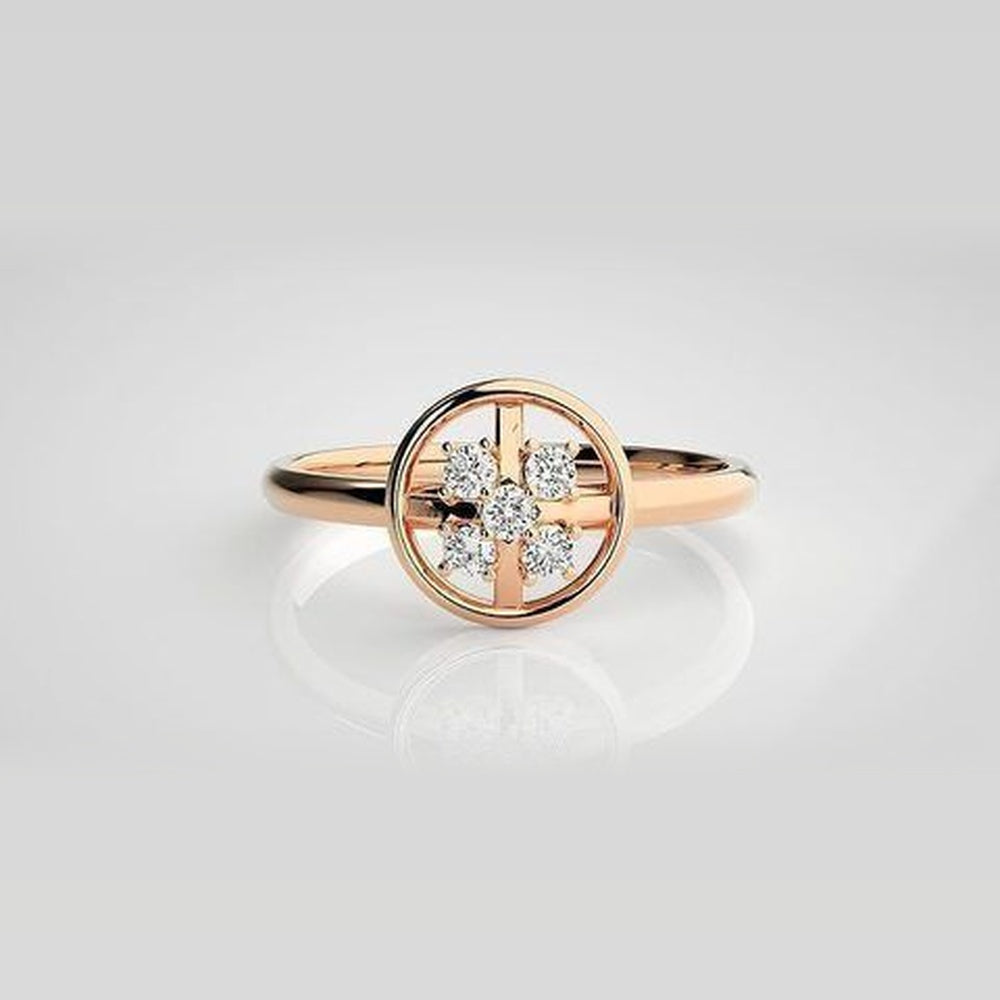 The Lumina Celestial Wave Diamond Ring