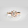 The Lumina Chevron Tiara Diamond Ring