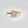 The Lumina Crossroads Pavé Diamond Ring