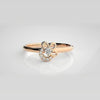 The Lumina Geometric Navette Diamond Ring