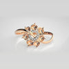 The Lumina Lattice Arch Diamond Ring
