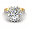 The Majestic Sapphire & Diamond Cocktail Ring