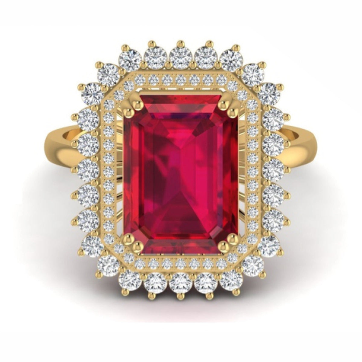 The Marquise Ruby & Diamond Cocktail Ring