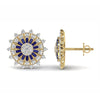 The Marquise Sapphire & Diamond Chandelier Earrings