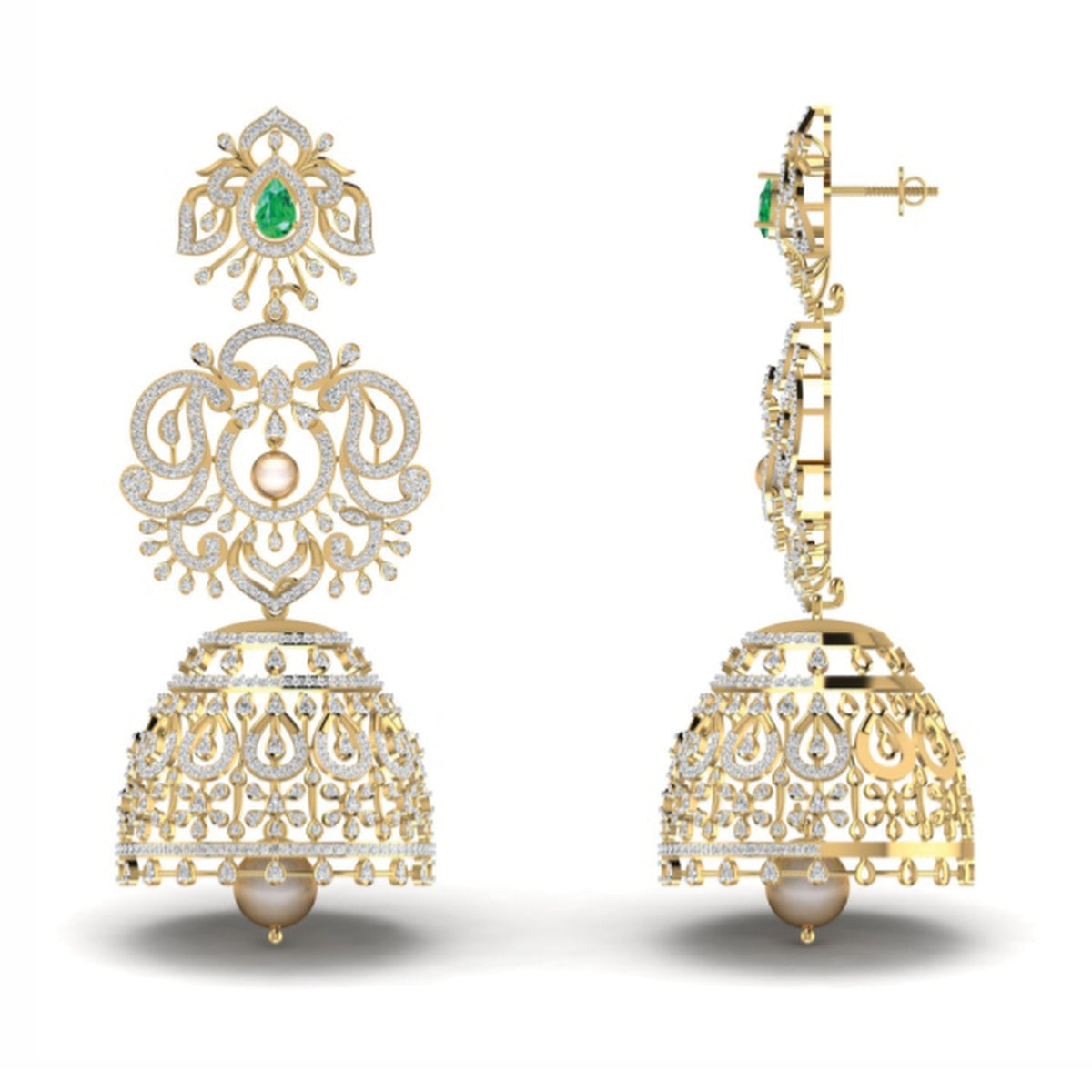 The Mirage Diamond Chandelier Earrings