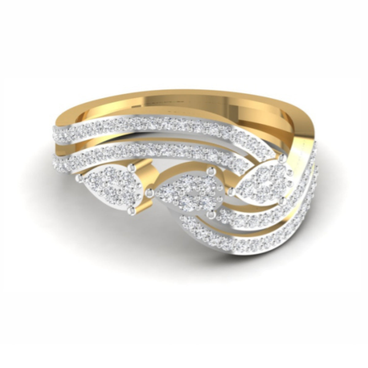 The Mirage Diamond Cocktail Ring