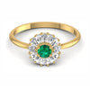 The Monarch Emerald & Diamond Cocktail Ring