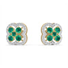 The Odyssey Emerald & Diamond Chandelier Earrings