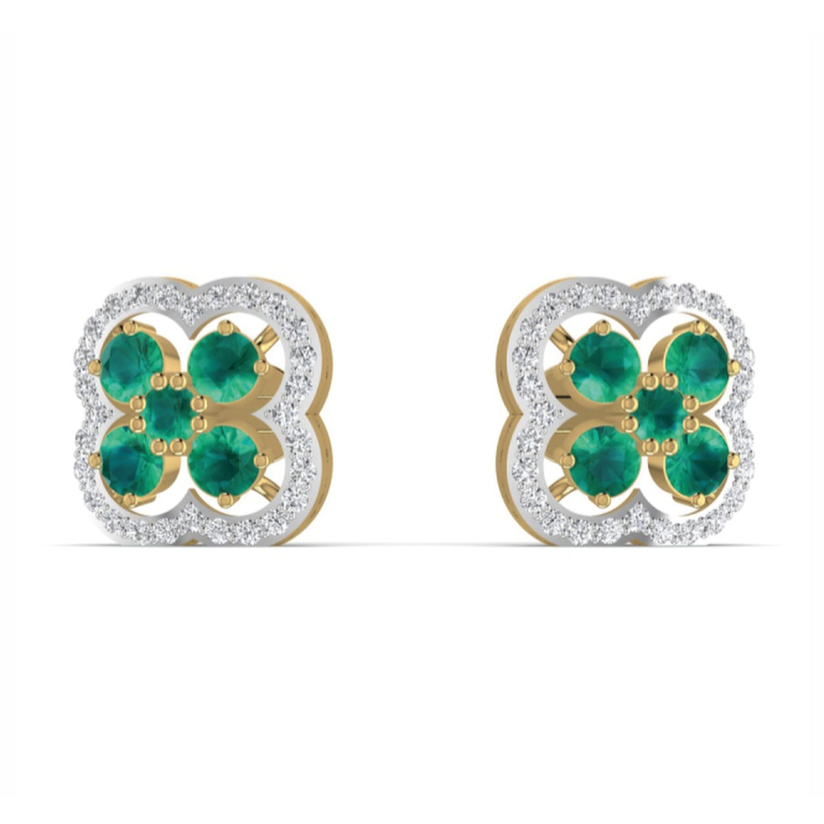 The Odyssey Emerald & Diamond Chandelier Earrings