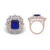 The Odyssey Ruby & Diamond Cocktail Ring