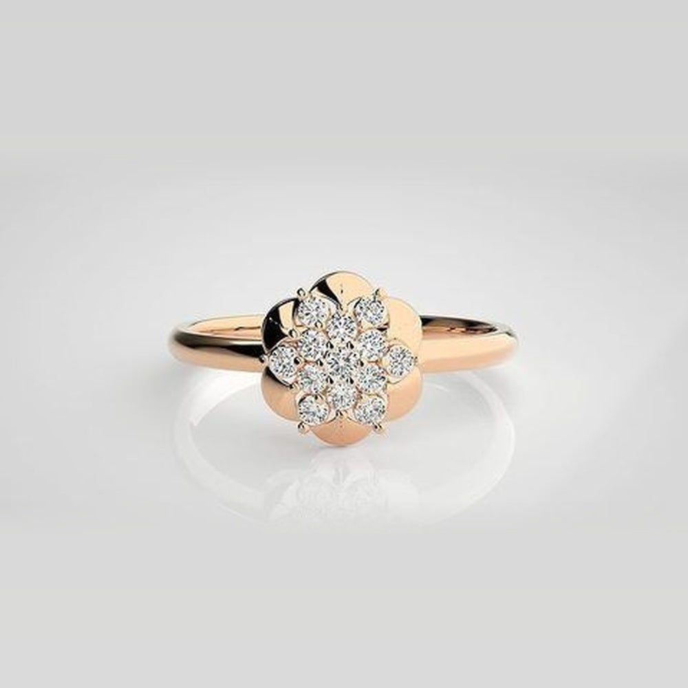 The Ophelia Celestial Wave Diamond Ring