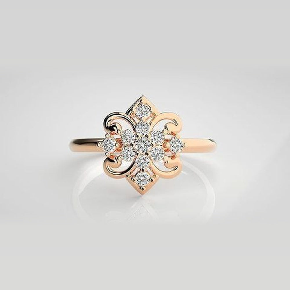 The Ophelia Crescent Glow Diamond Ring