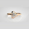 The Ophelia Dewdrop Cluster Diamond Ring