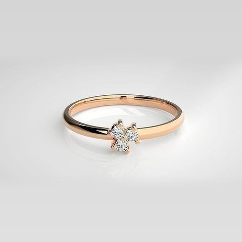 The Ophelia Entwined Helix Diamond Ring