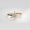 The Ophelia Floating Halo Diamond Ring