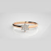 The Ophelia Lattice Arch Diamond Ring