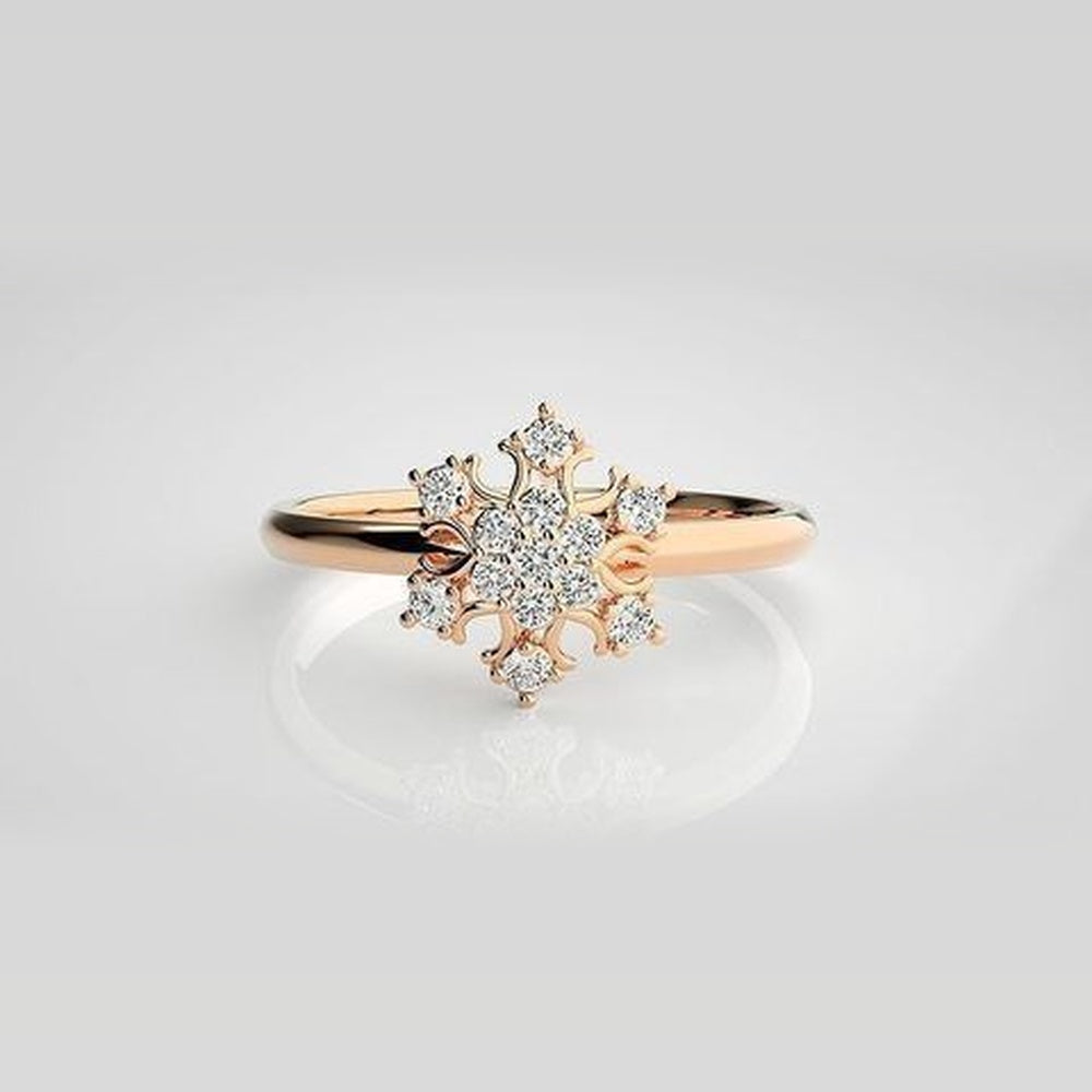 The Ophelia Orbit Cluster Diamond Ring