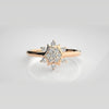 The Ophelia Sweetheart Arc Diamond Ring