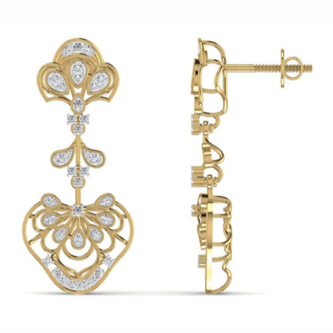 The Opulent Diamond Chandelier Earrings