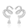 The Orbiting Infinity Diamond Earrings