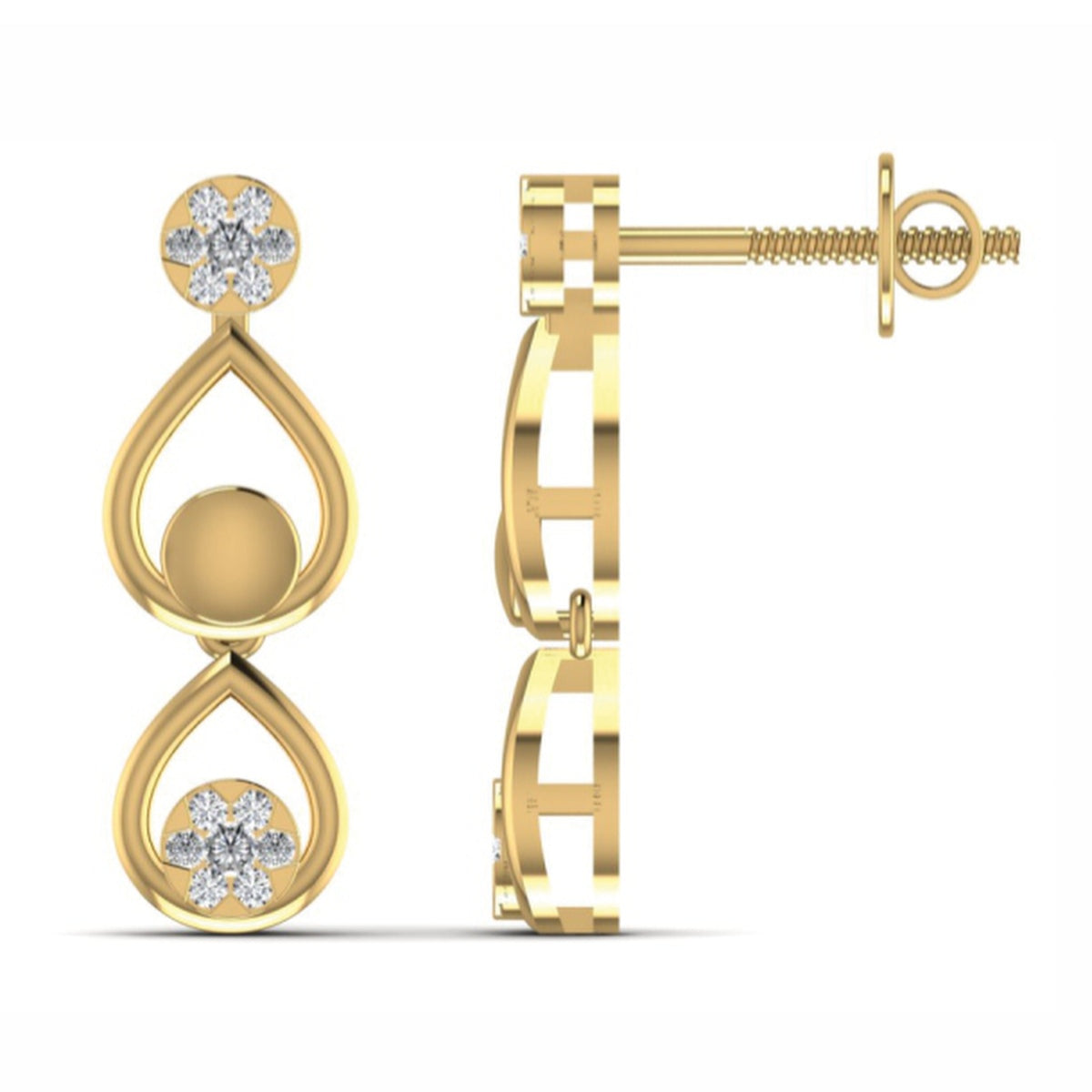 The Prism Diamond Chandelier Earrings