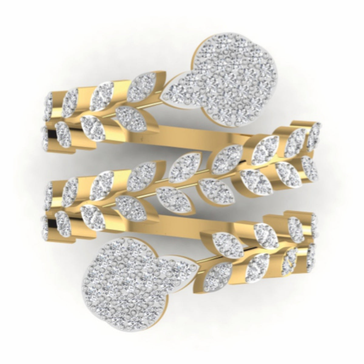 The Radiant Diamond Cocktail Ring 2