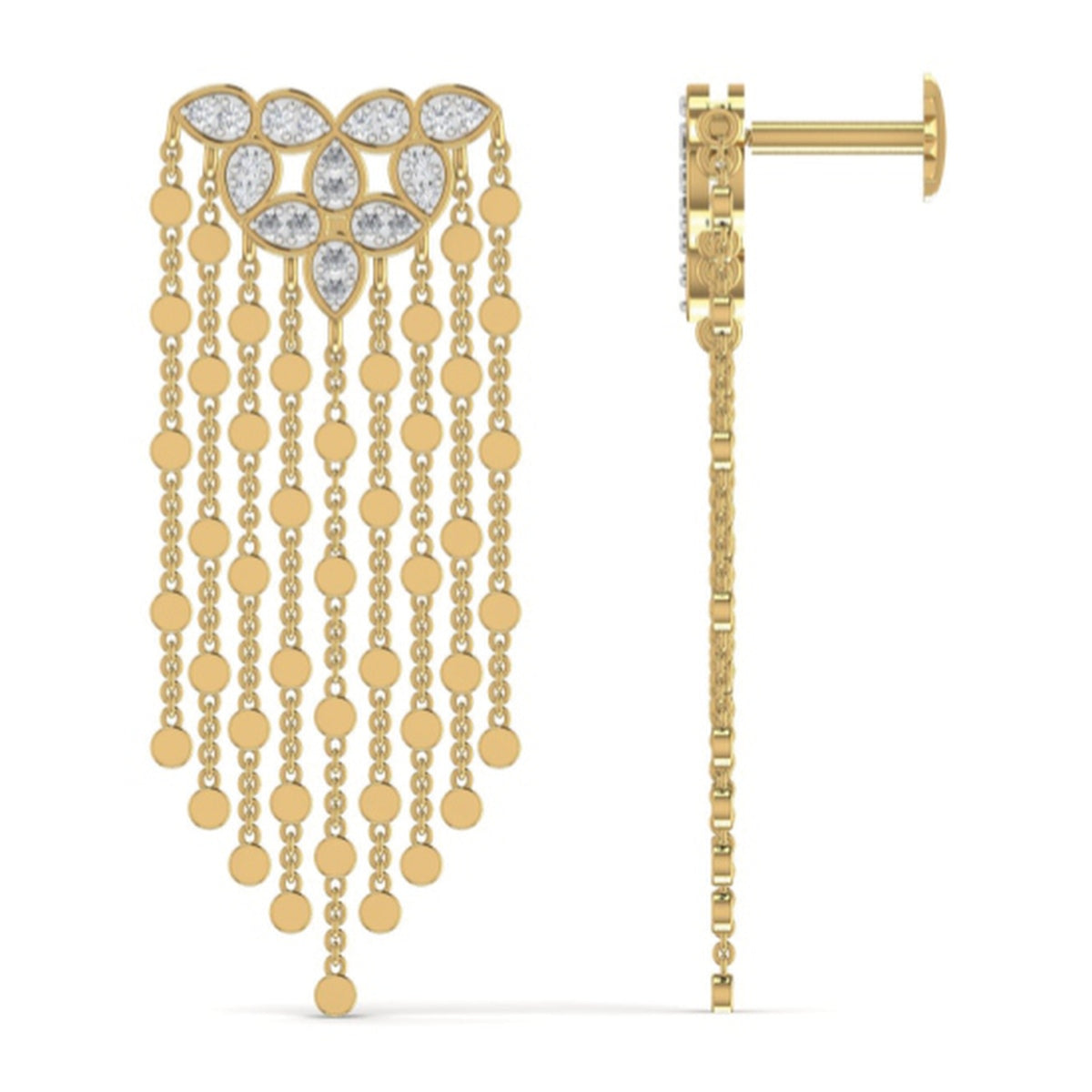 The Regalia Diamond Chandelier Earrings