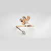 The Seraphina Cascading Dewdrop Diamond Ring