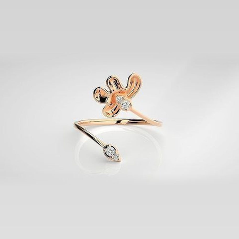 The Seraphina Cascading Dewdrop Diamond Ring