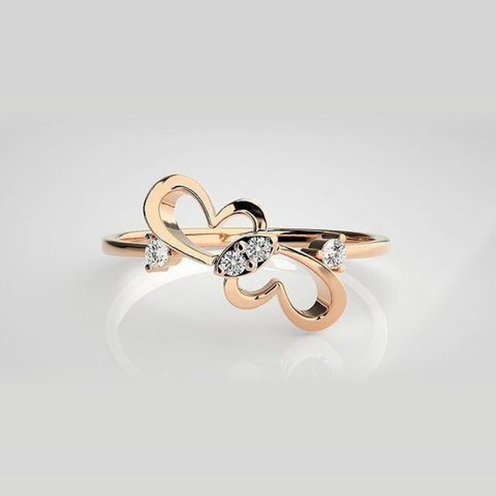 The Seraphina Celestial Wave Diamond Ring