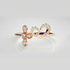 The Seraphina Clover Crest Diamond Ring