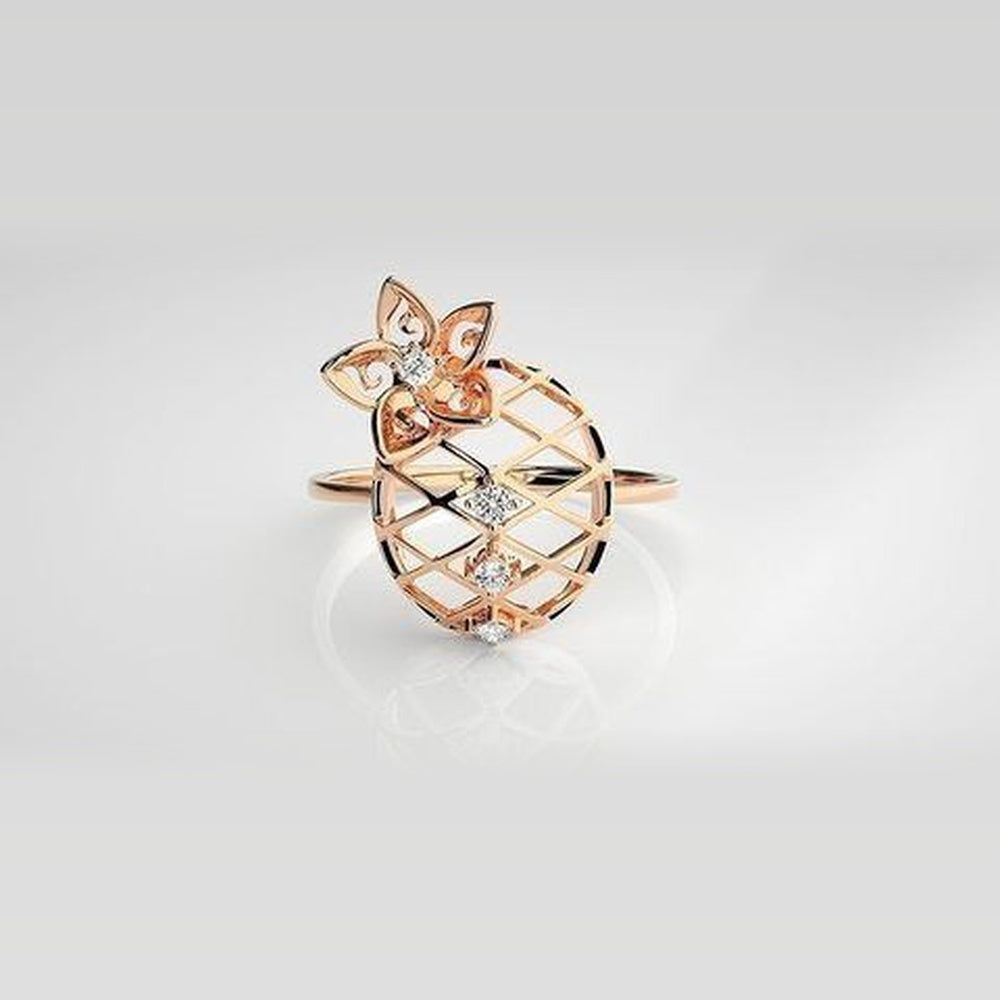 The Seraphina Continuum Band Diamond Ring