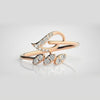 The Seraphina Crescent Glow Diamond Ring
