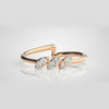 The Seraphina Crossroads Pavé Diamond Ring