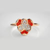 The Seraphina Dewdrop Cluster Diamond Ring